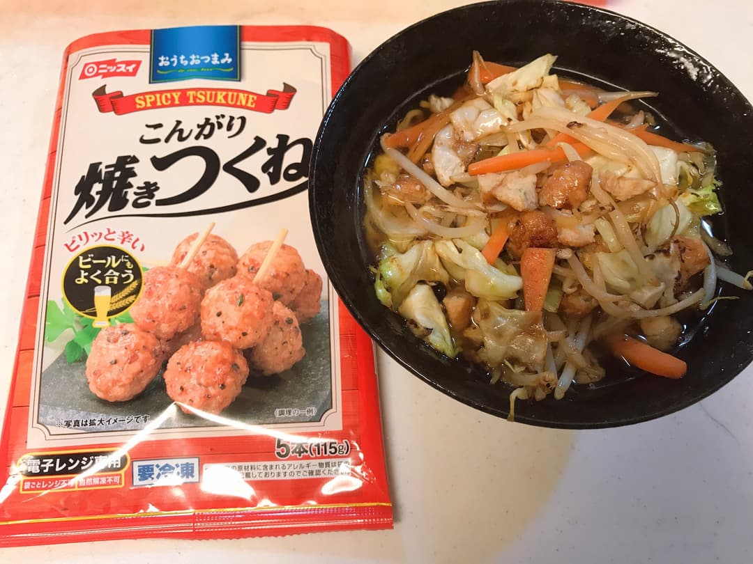 つくねタンメンの完成写真