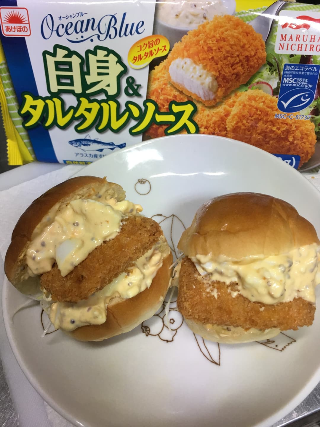 マスタード玉子マヨが美味い！フィッシュロール！の完成写真