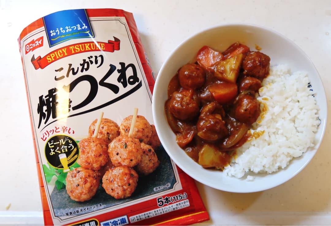 つくねゴロゴロカレーの完成写真