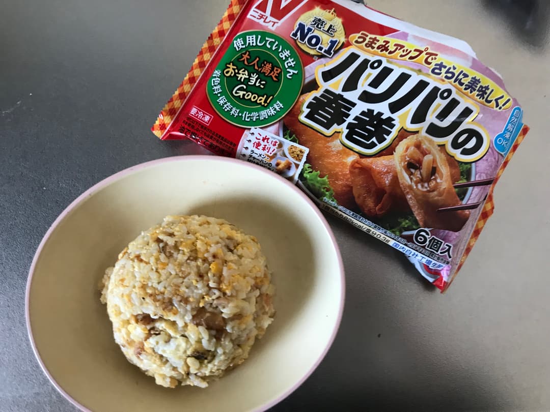 中華風チャーハンの完成写真