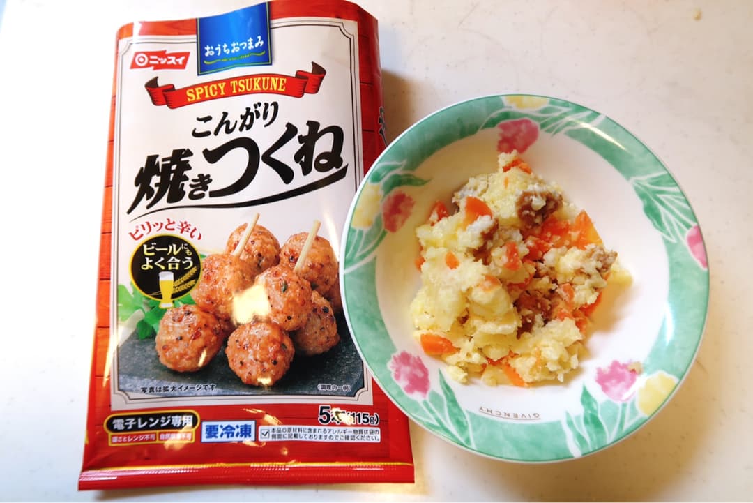 つくね入りポテトサラダの完成写真