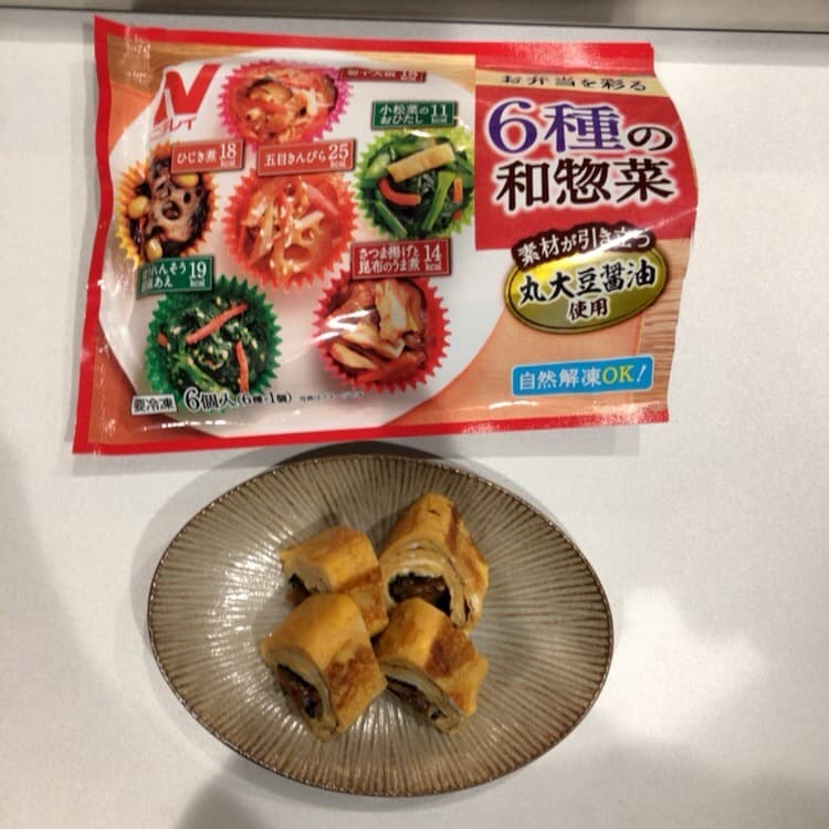 6種の和惣菜 五目きんぴら in 卵焼き☆の完成写真