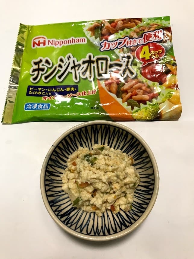 チンジャオ豆腐チャンプルーの完成写真