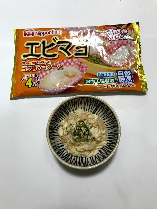エビマヨ豆腐のチャンプルーの完成写真