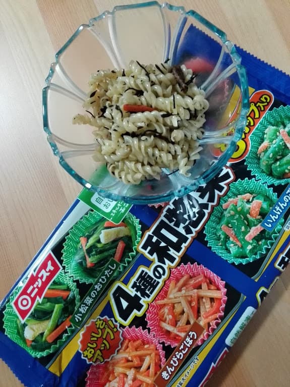 ヘルシーひじきのマカロニサラダの完成写真