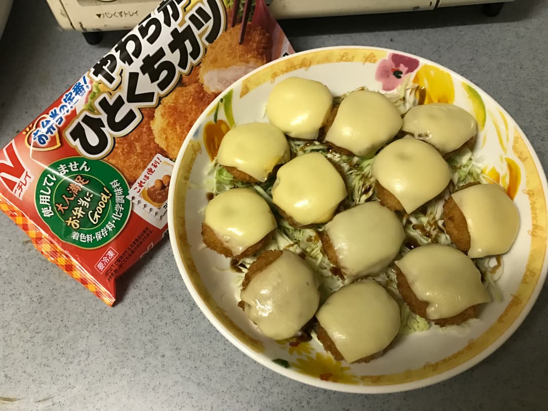 ロシアンチーズカツの完成写真