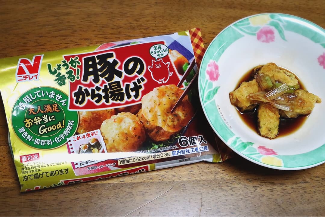 豚からのネギダレがけの完成写真