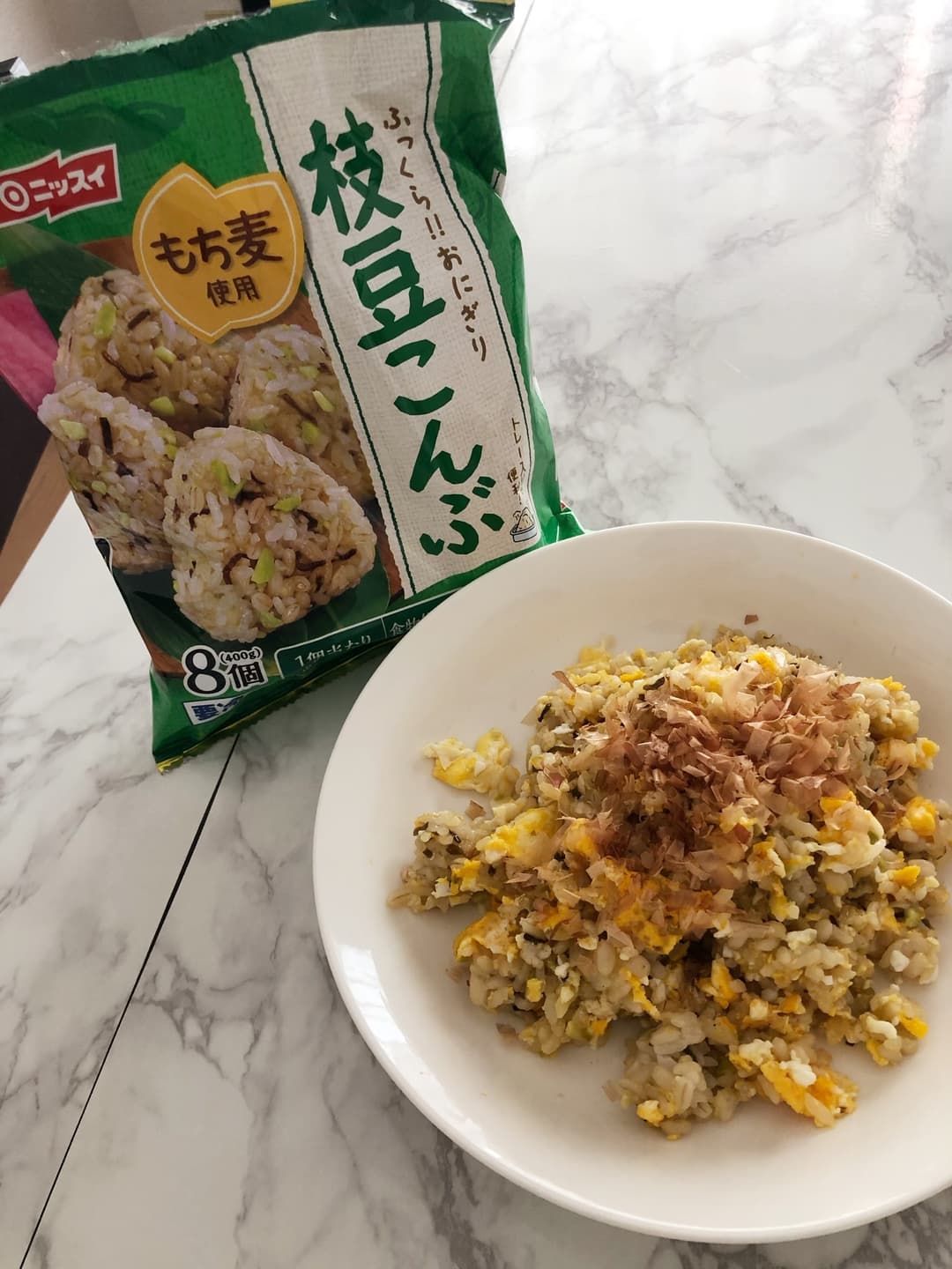 和風チャーハンの完成写真