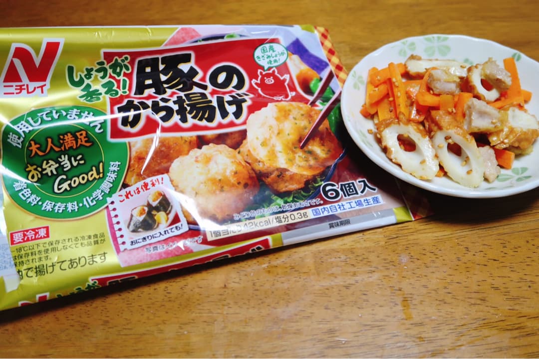 ちくわ炒めの完成写真