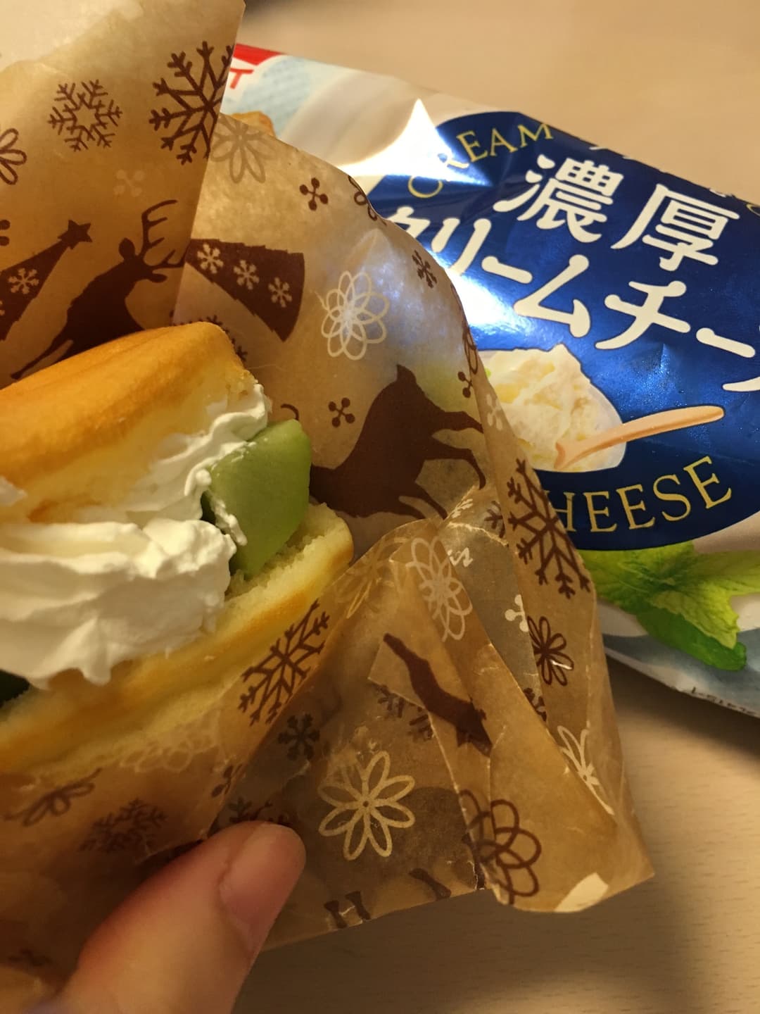 もっちりフルーツサンドの完成写真