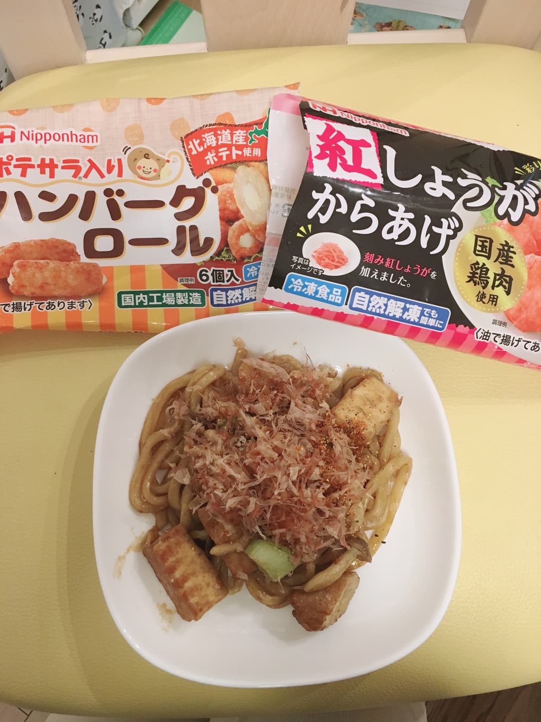 こってりソース焼うどんの完成写真