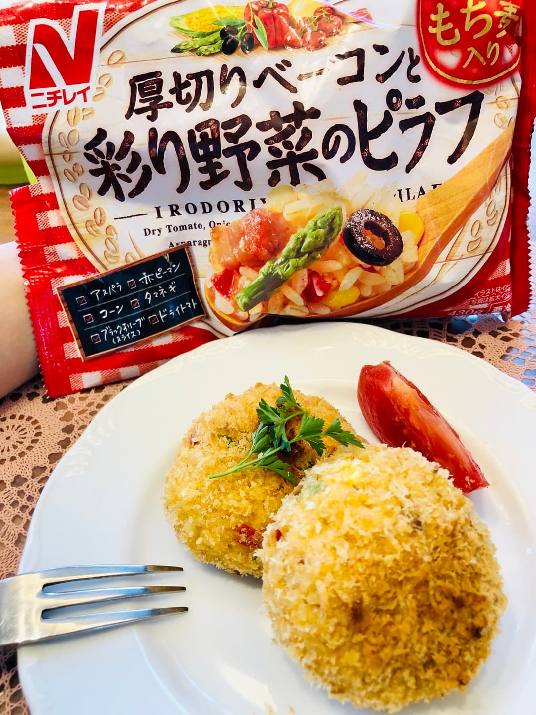 揚げないライスコロッケの完成写真