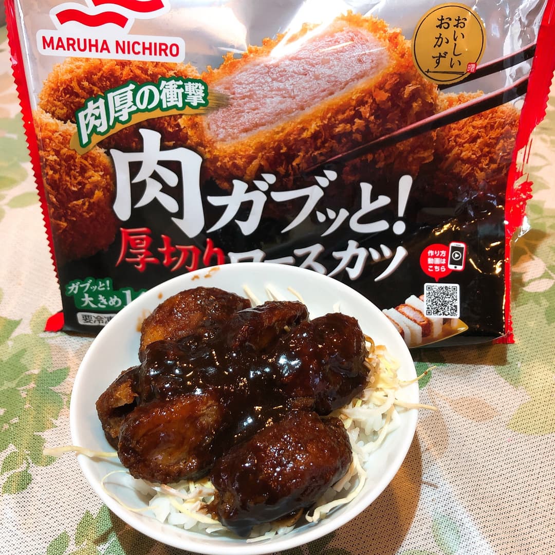 ソースカツ丼の完成写真