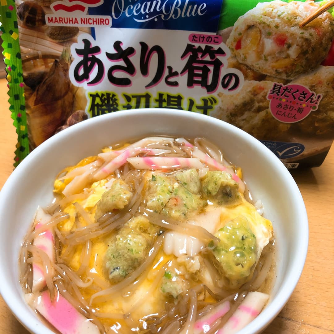 もやしあんかけ天津飯の完成写真
