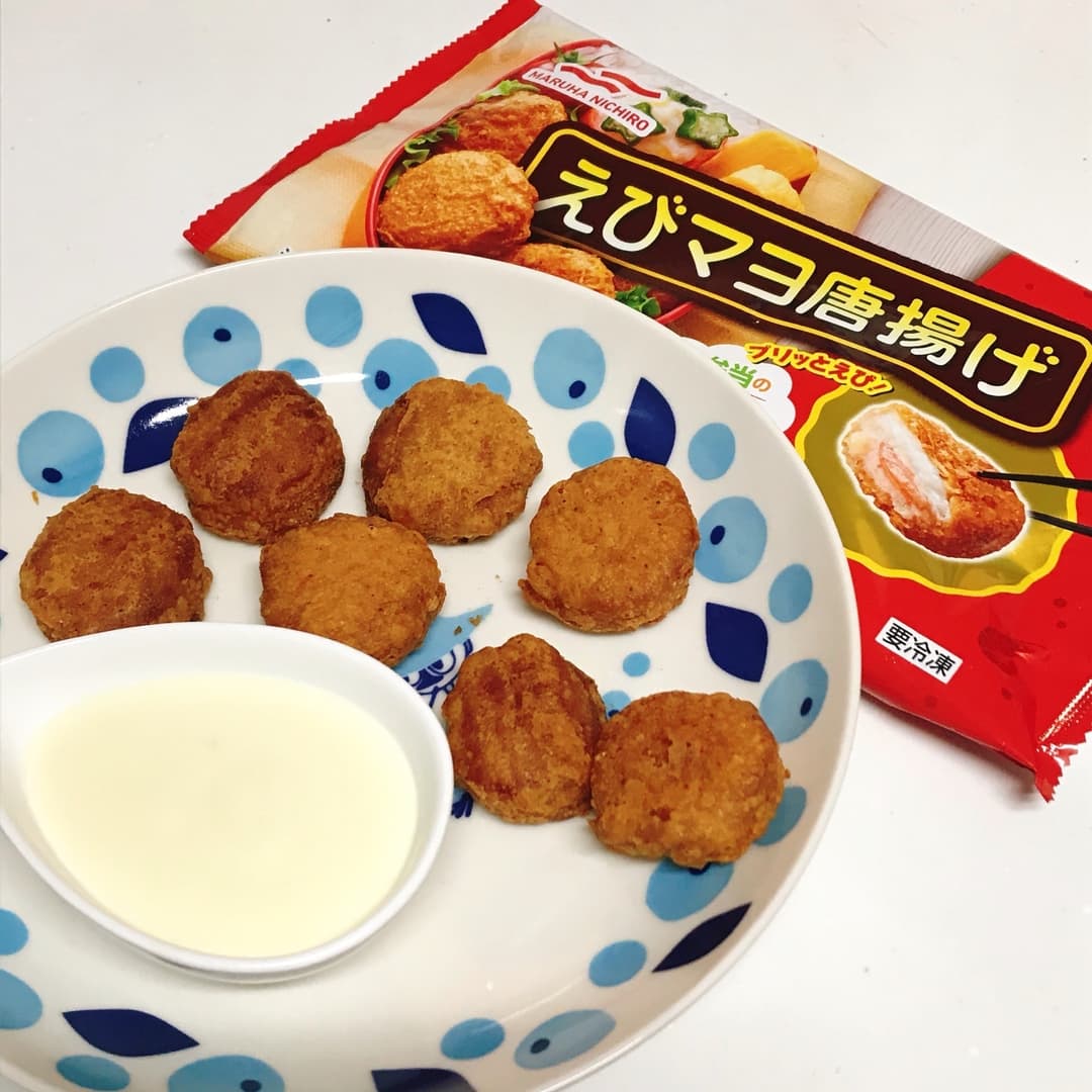 えびマヨ唐揚げのチーズディップの完成写真