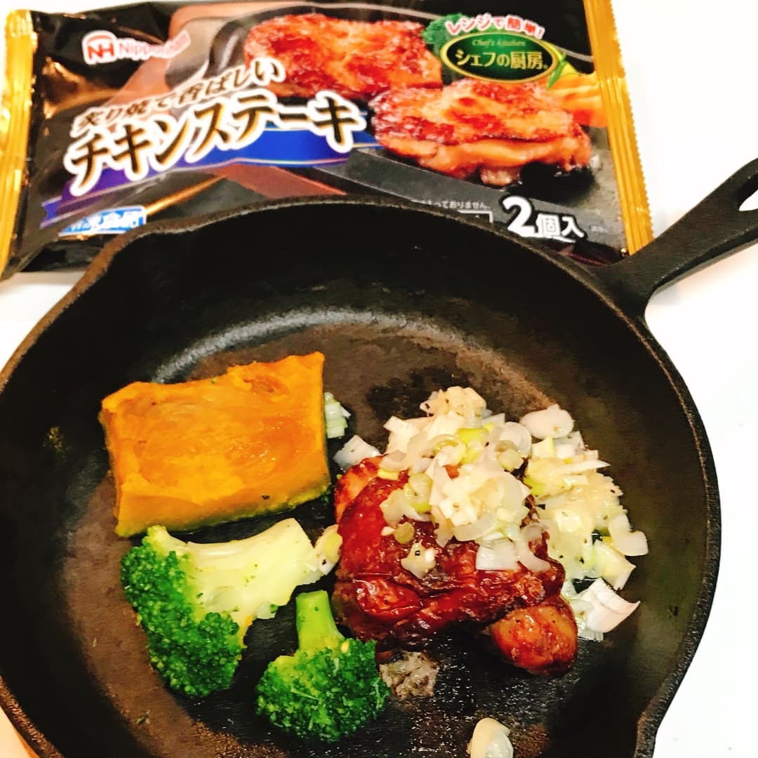 チキンステーキねぎの旨ダレの完成写真