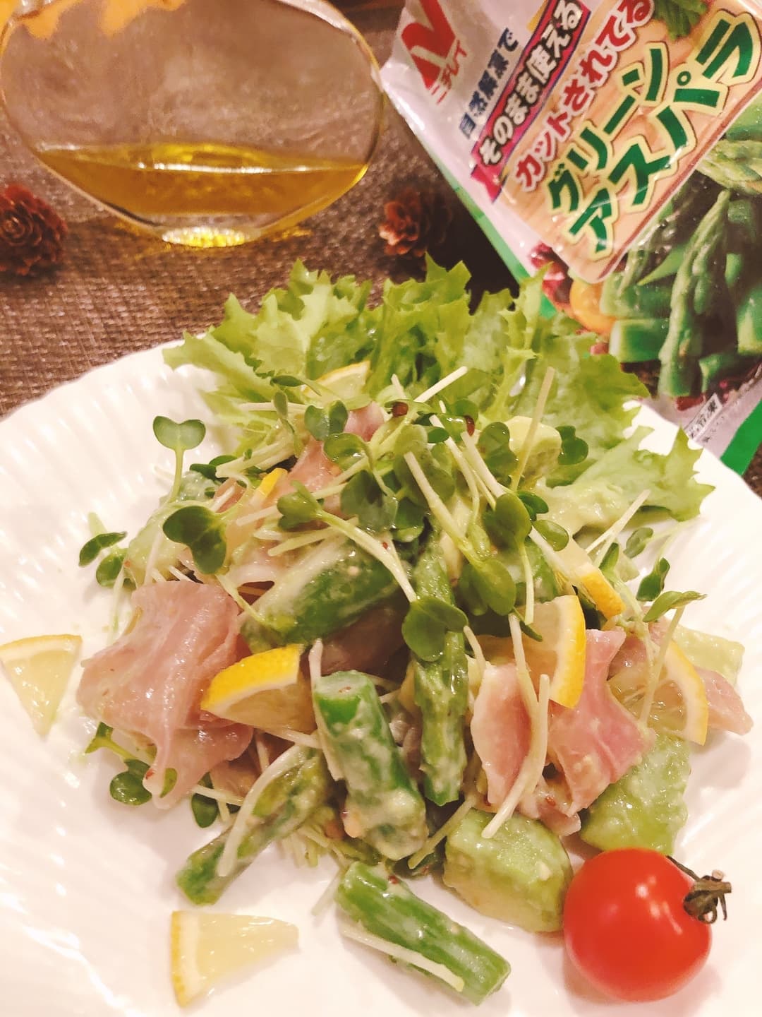 気分華やぐデリ風サラダの完成写真