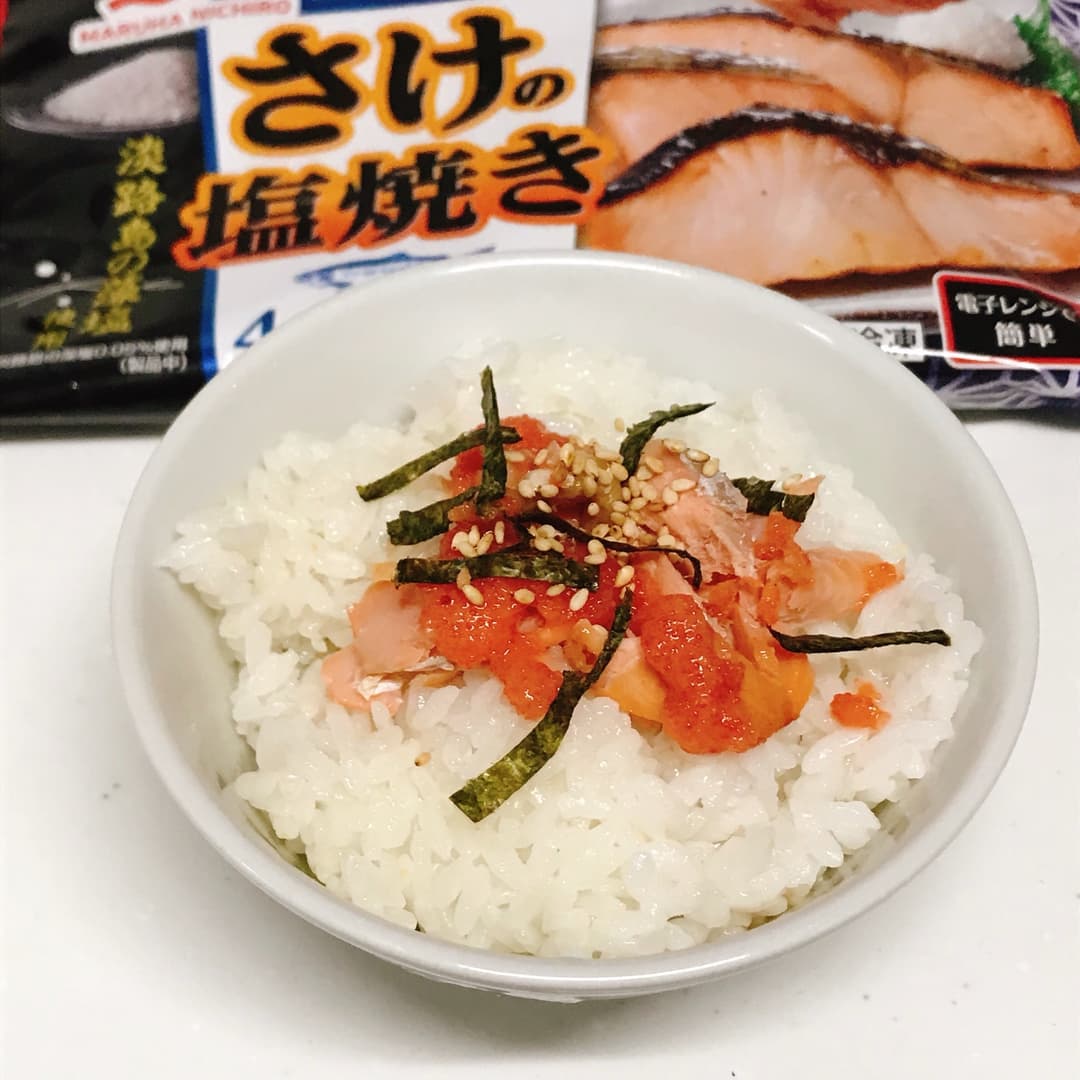 しゃけ明太の完成写真