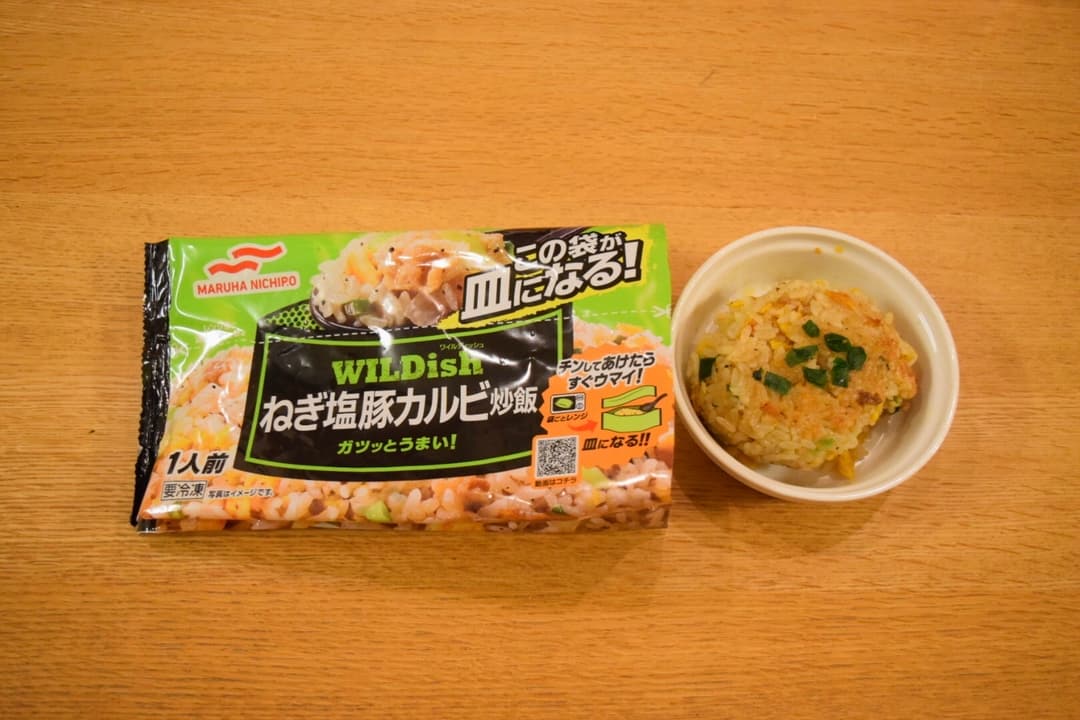 炒飯でカリッと焼きおにぎりの完成写真