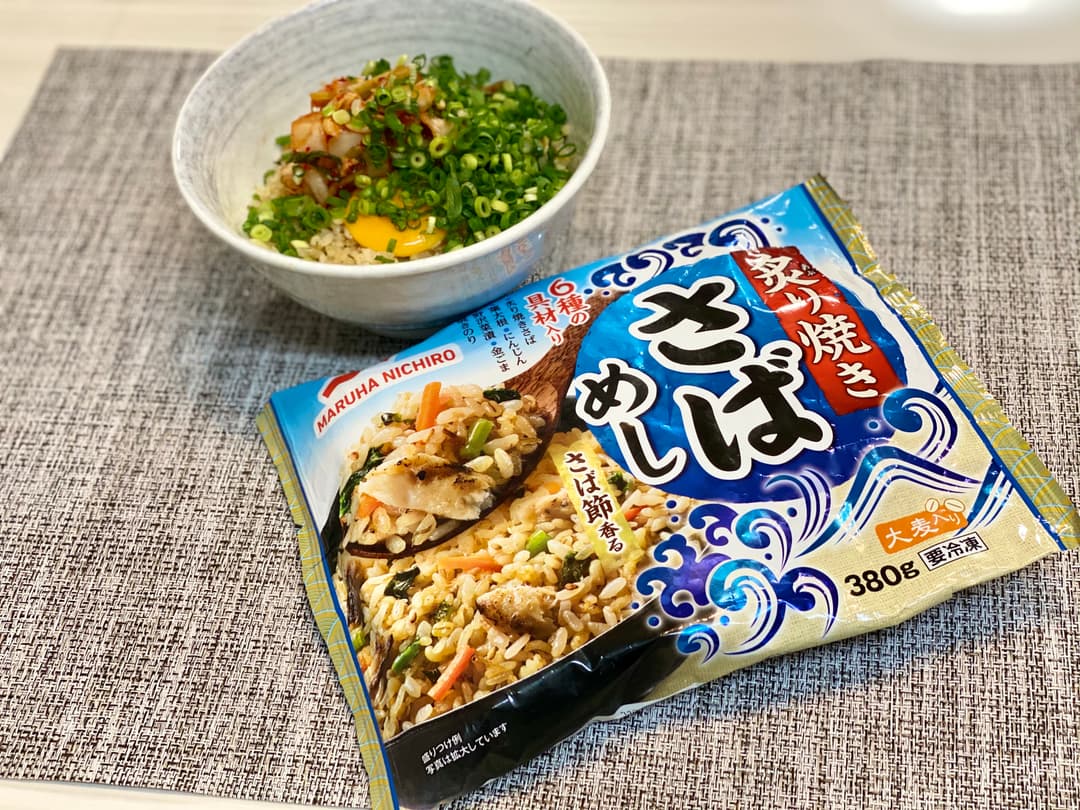 さばめしキムチ丼の完成写真