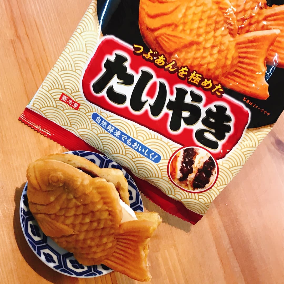 たいやきクリームチーズサンドの完成写真