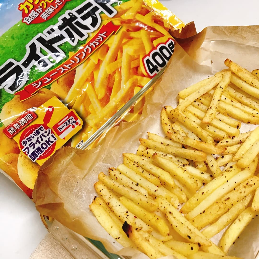 フライドポテトBBQフレーバーの完成写真