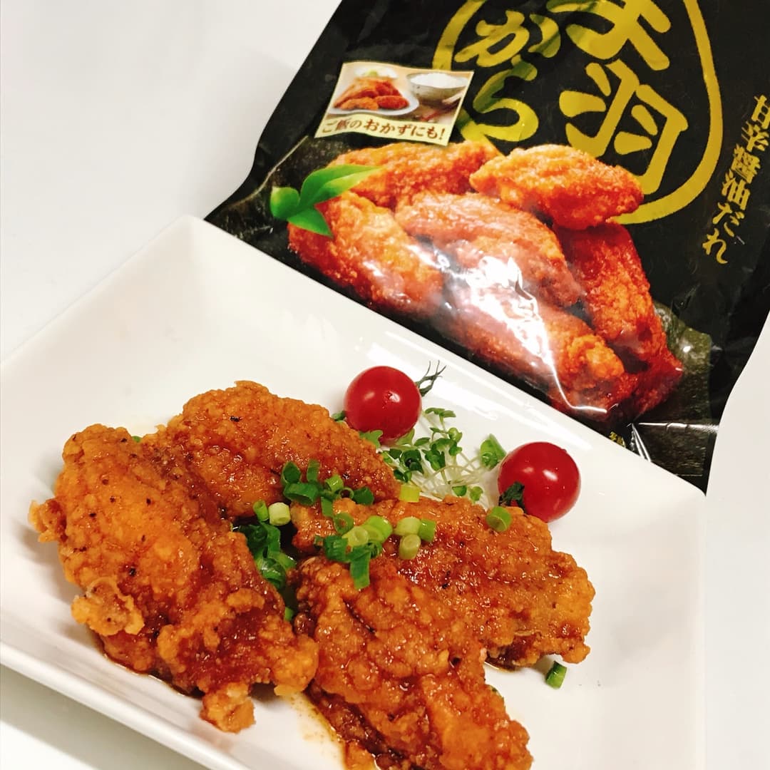 手羽からのピリ辛ポン酢の完成写真
