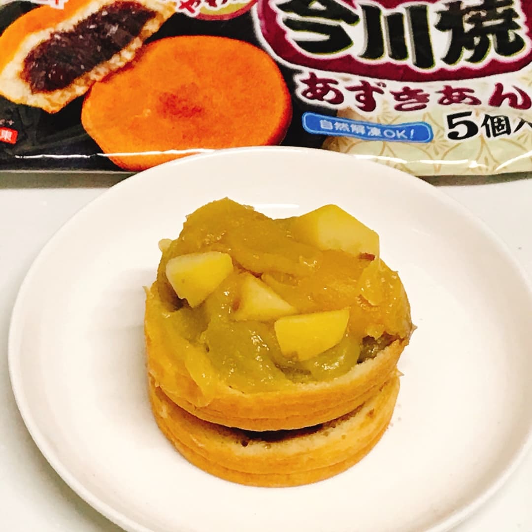 栗きんとんあずきあんの完成写真