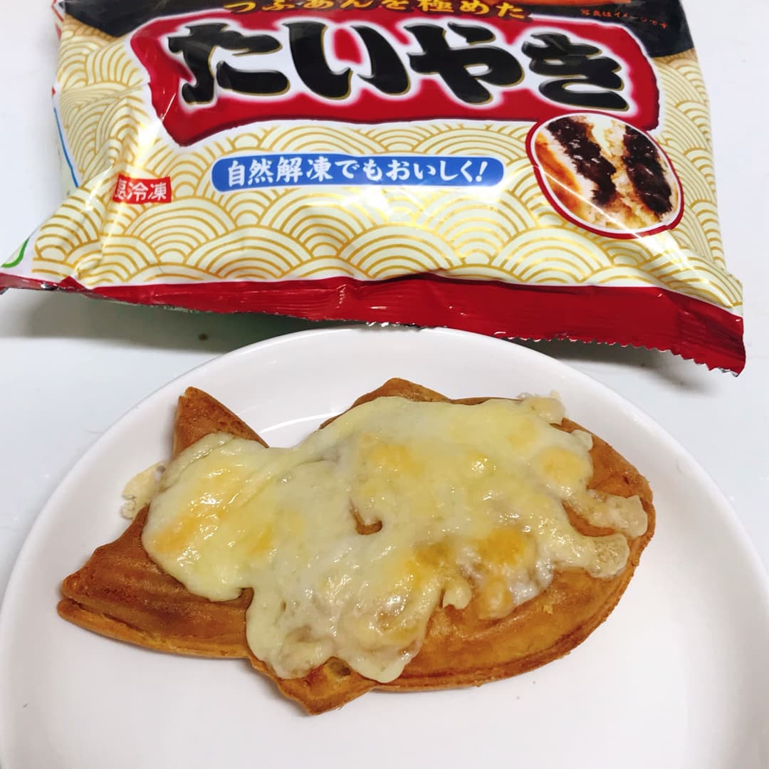 たいやきのチーズ焼きの完成写真