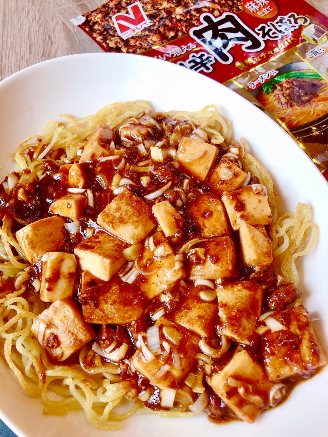 マーボー焼きそばの完成写真