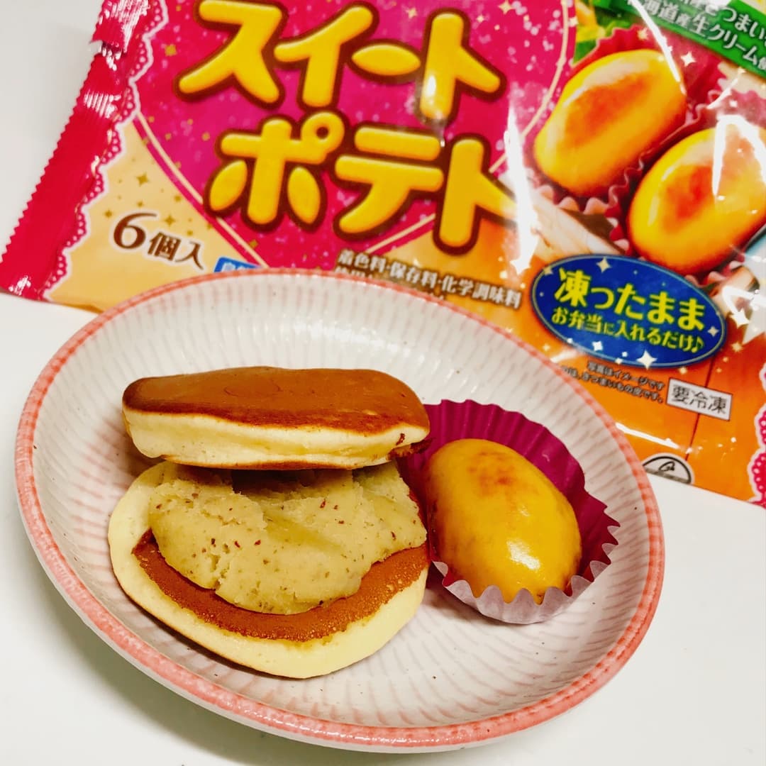 スイートポテトミニどらやきの完成写真