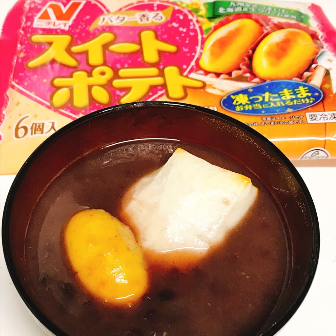 いもぜんざいの完成写真