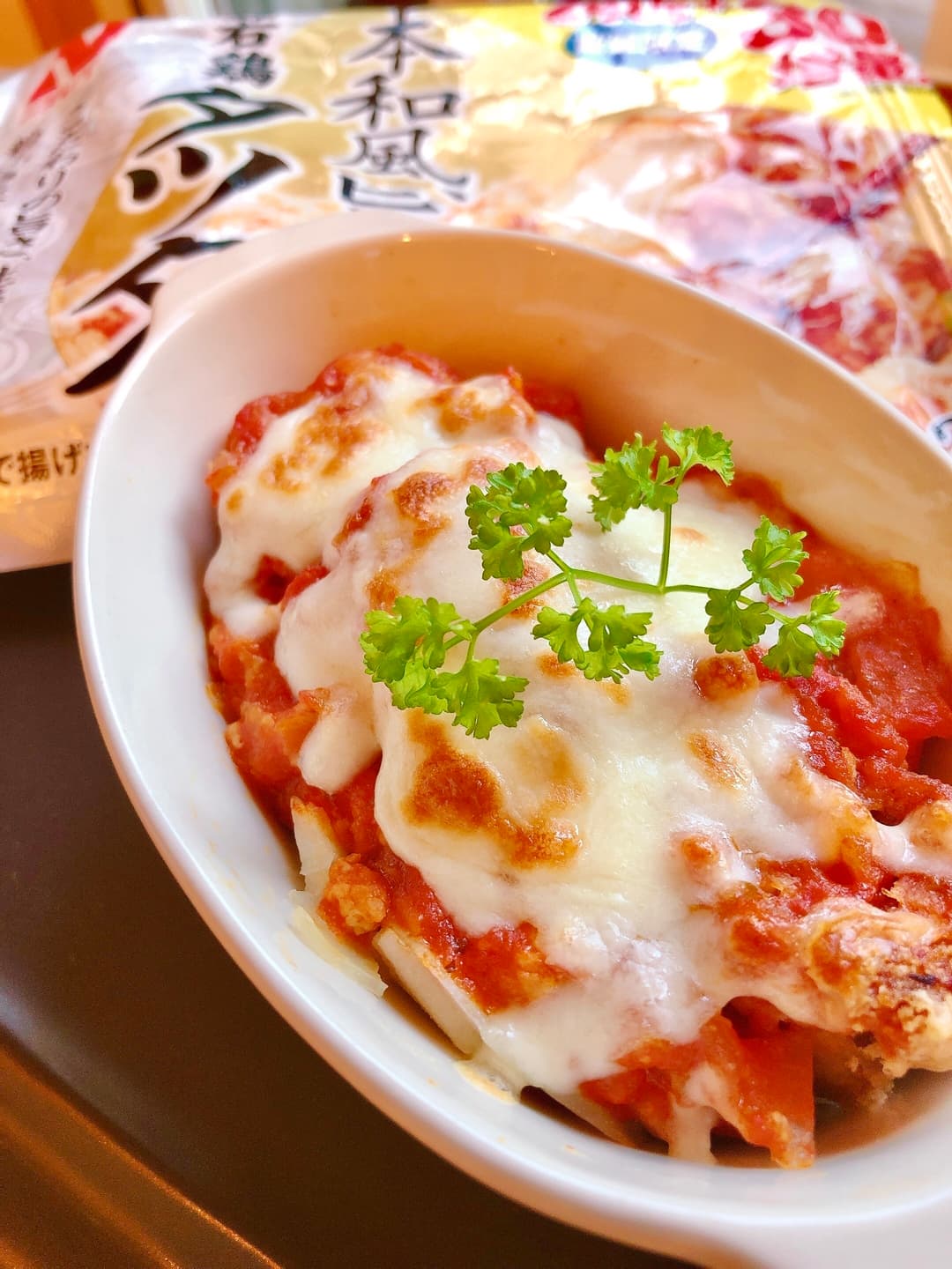 ミートソースのポテトグラタンの完成写真