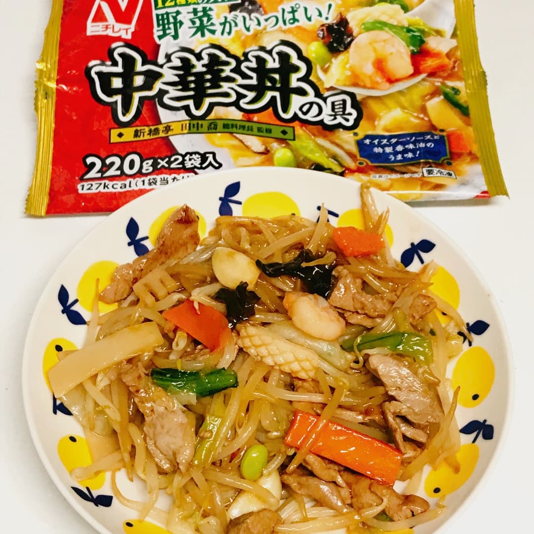 にんにく豚もやしの中華炒めの完成写真