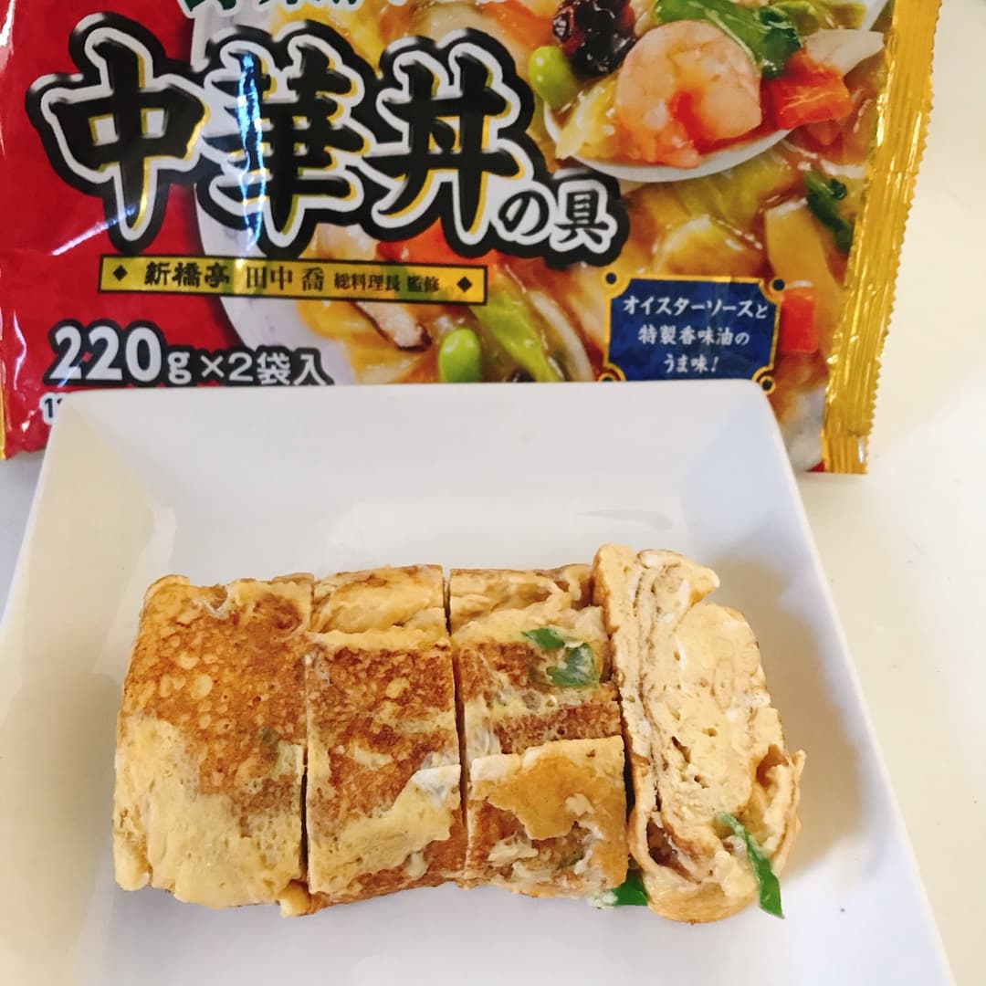 中華だし巻き卵の完成写真