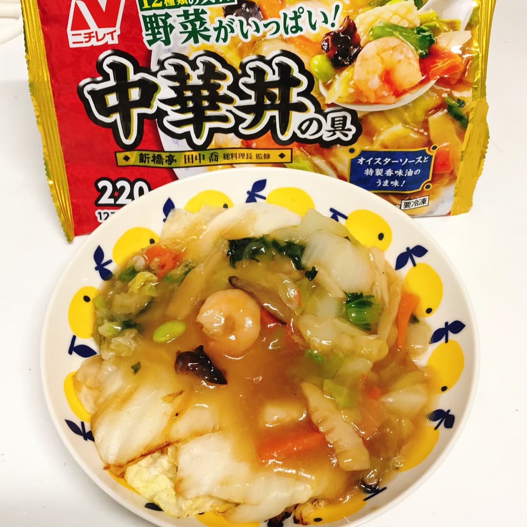 焼き白菜の中華あんかけの完成写真