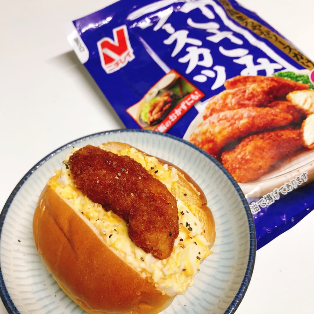 たまごたっぷりささみソースカツロールの完成写真
