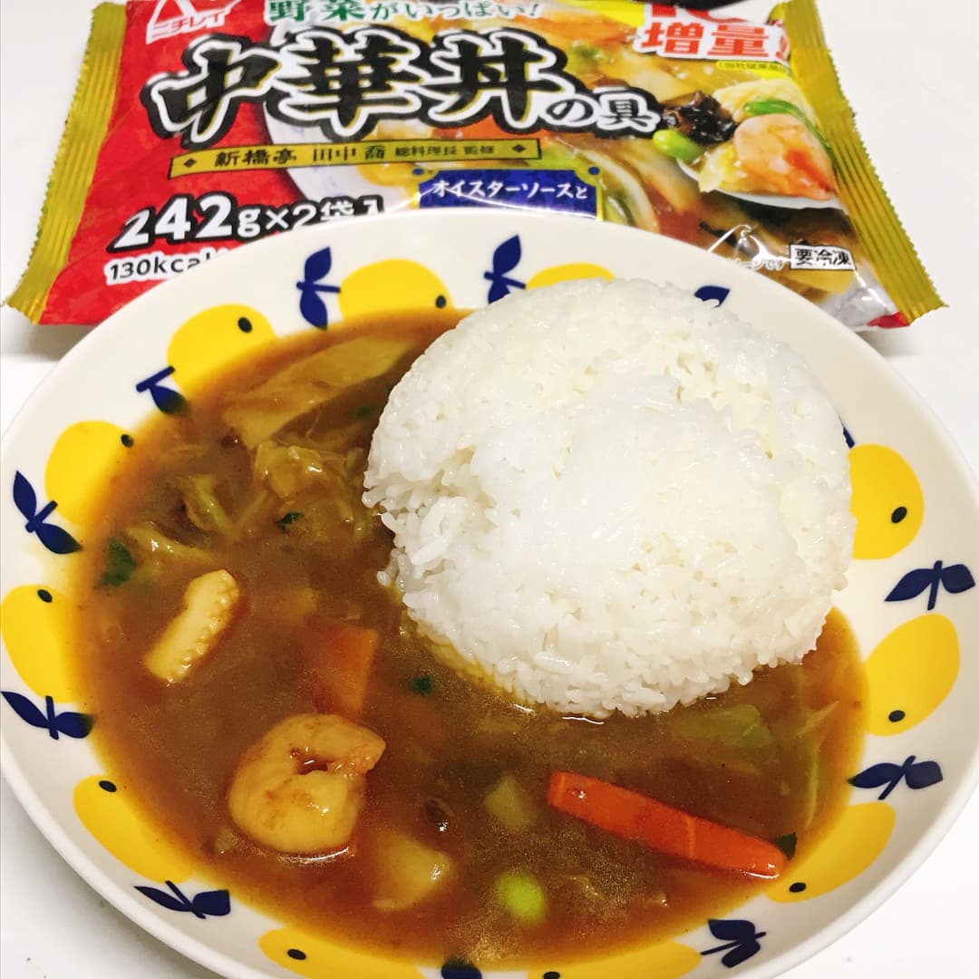 中華カレーの完成写真