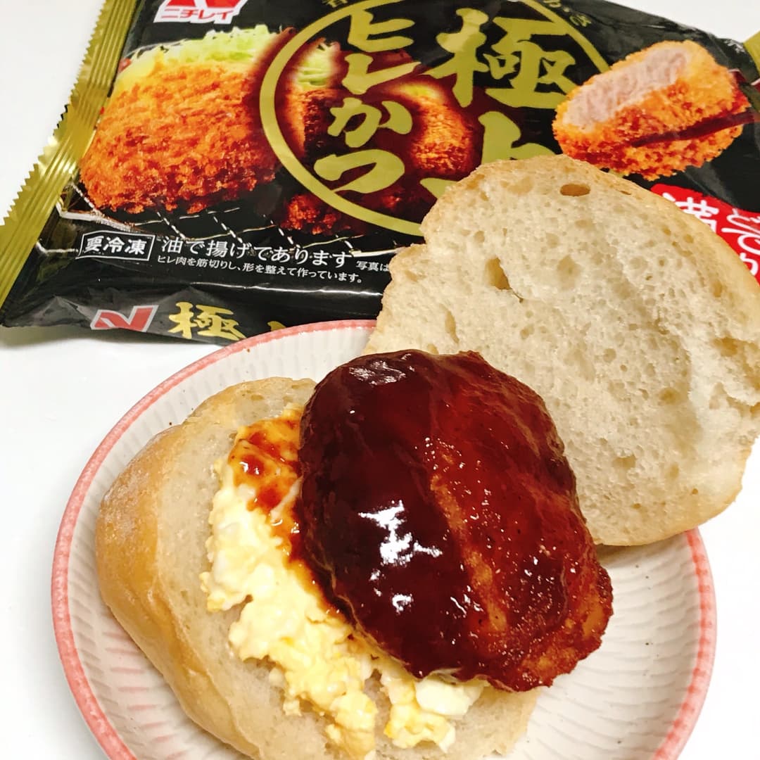 極上ヒレかつのデミグラサンドの完成写真