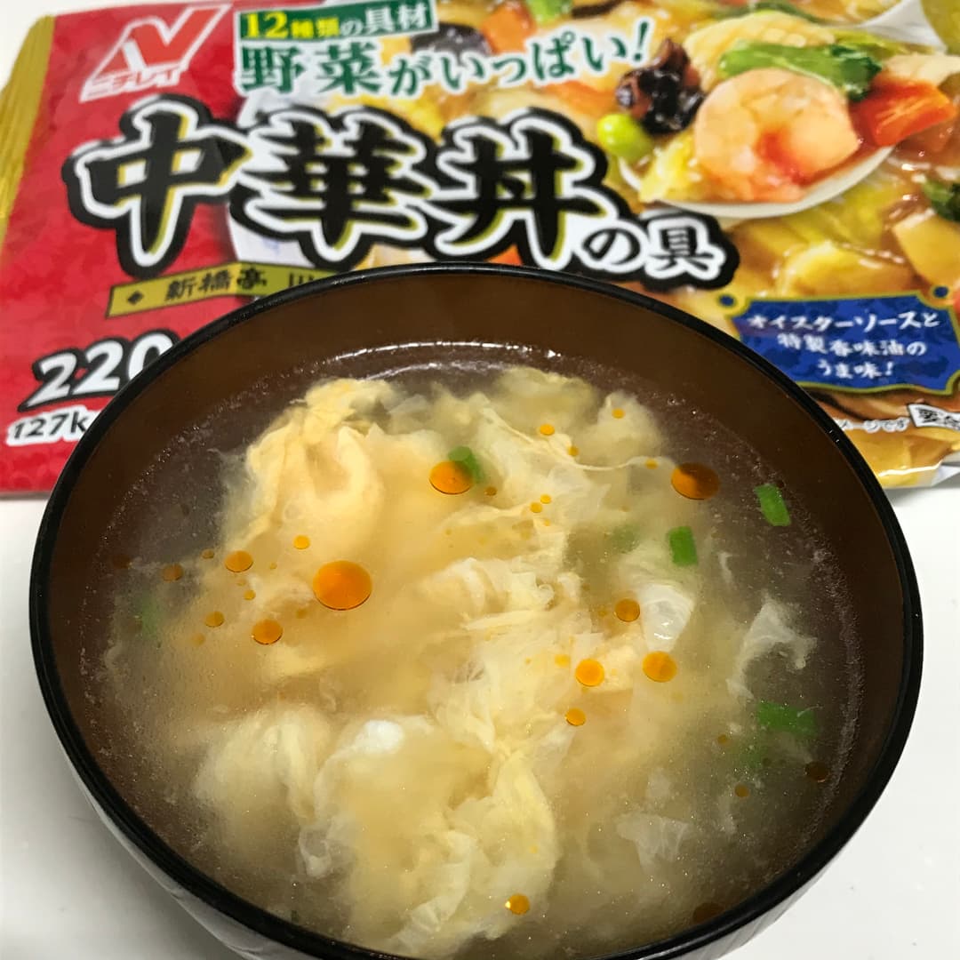 中華卵スープの完成写真