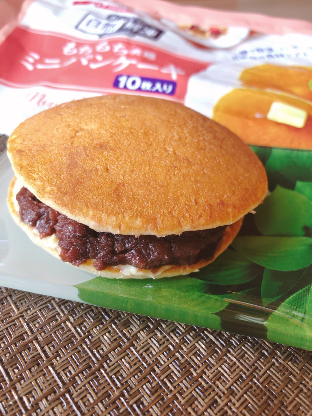 パンケーキのどら焼き風の完成写真