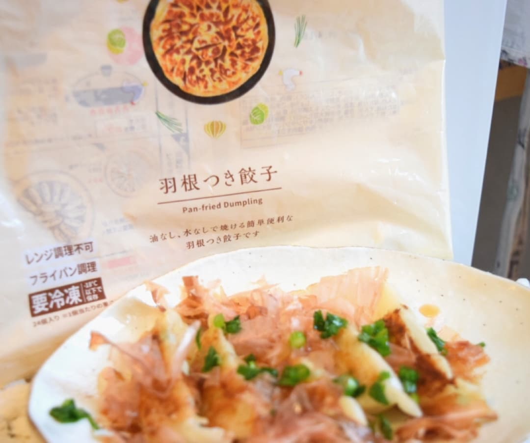 和風羽根つき餃子の完成写真