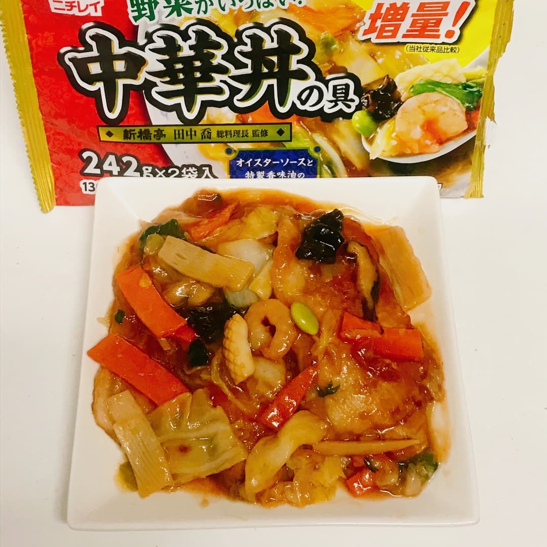 中華酢豚風炒めの完成写真