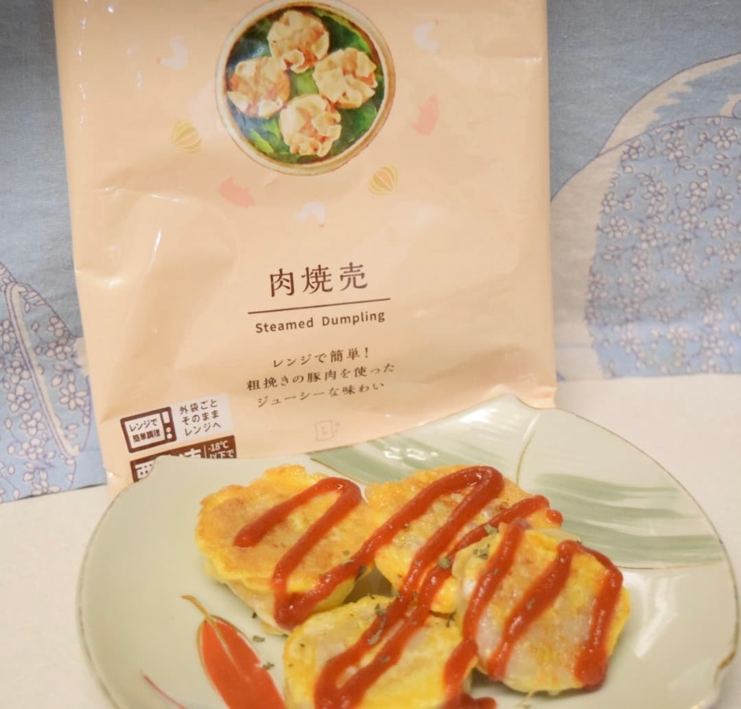 肉焼売のピカタの完成写真