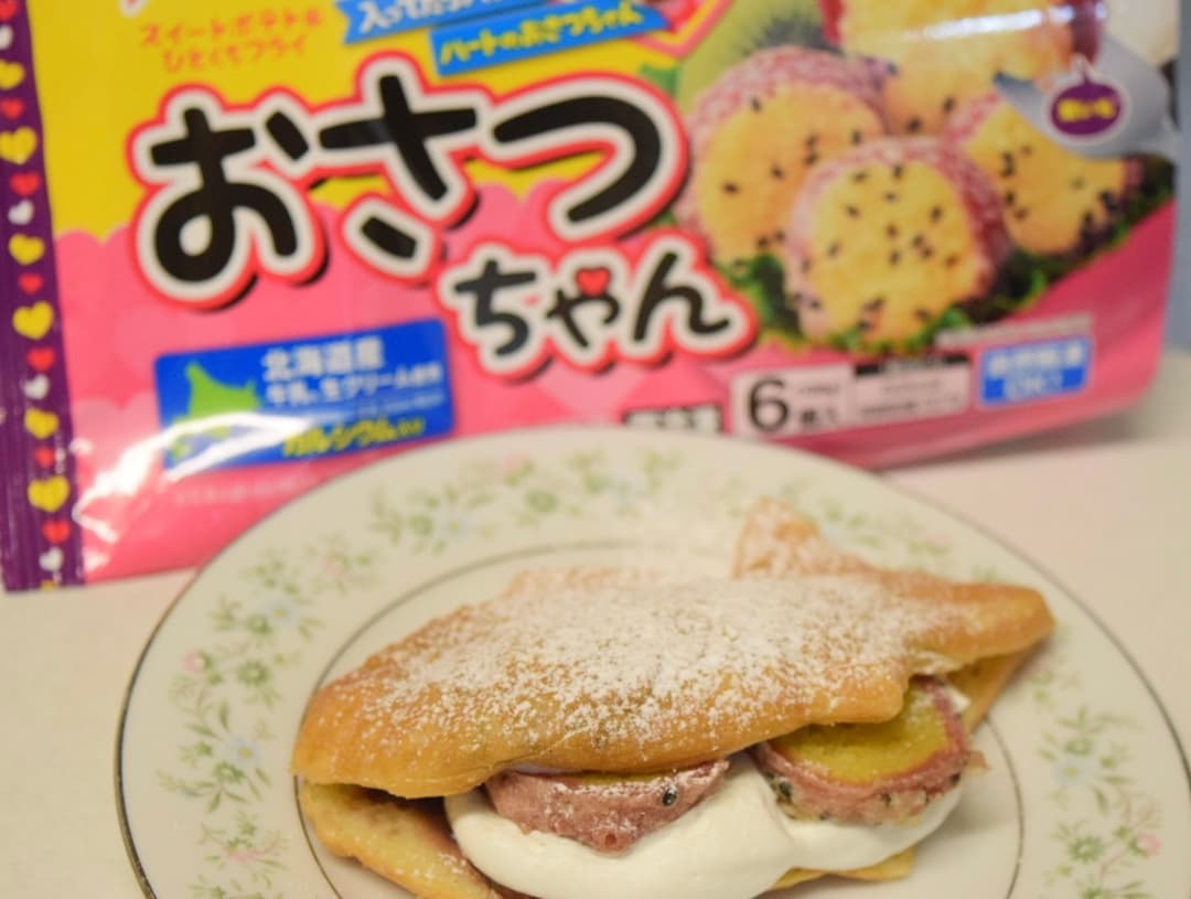おさつのたい焼きサンドの完成写真