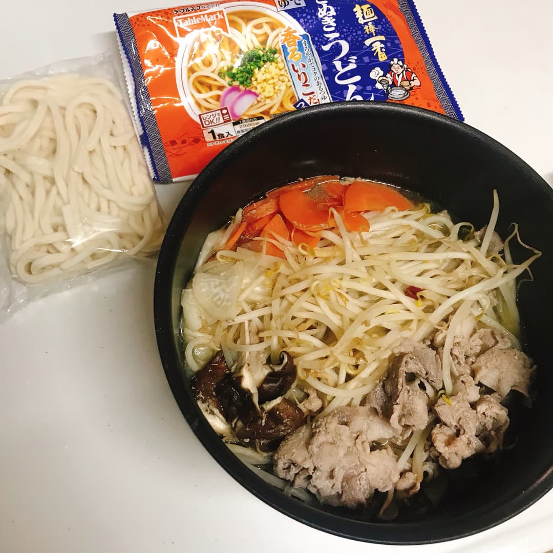 いりこだしの寄せ鍋の完成写真