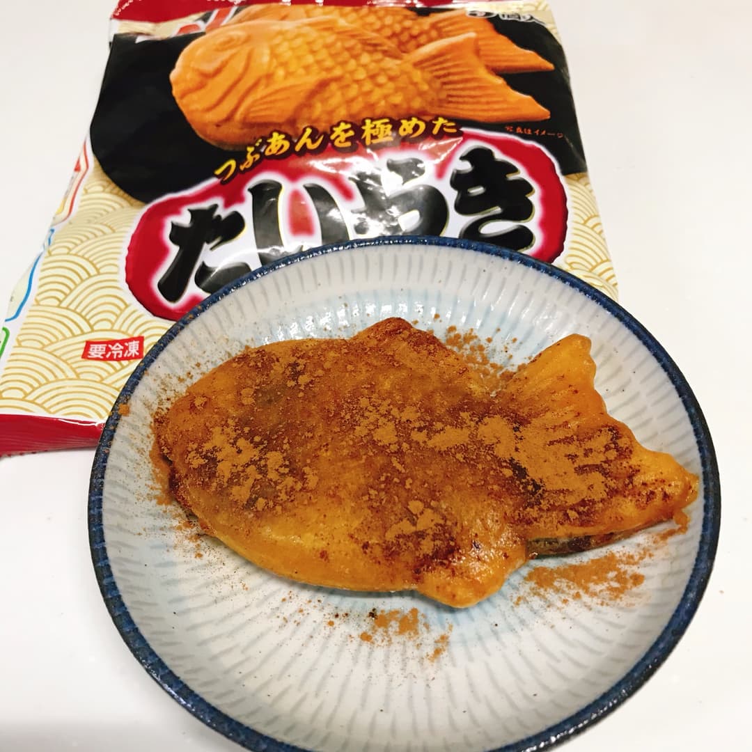 たいやきのバター焼きシナモンシュガーの完成写真