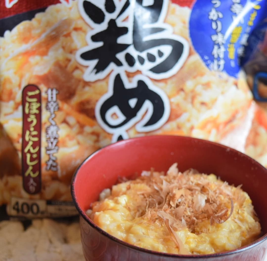 鶏めしのたまご雑炊の完成写真