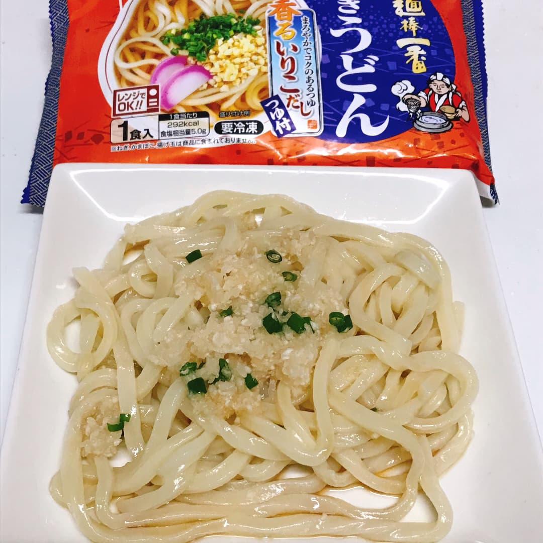 いりこだしの大根おろしうどんの完成写真