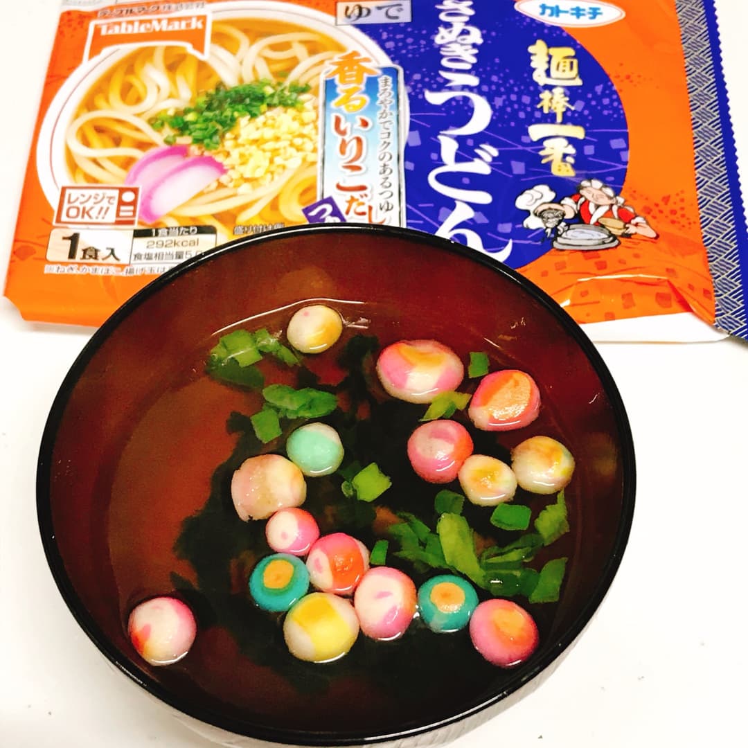 いりこだしのお吸い物の完成写真